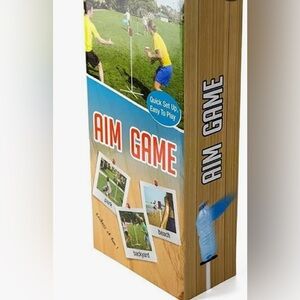 Aim Game Portable Toss Target - Blue and Red